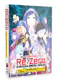 Re:Zero kara Hajimeru Isekai Seikatsu Season 1+2+SHIN HENSHUU-BAN Anime DVD (2016-2021) Complete Box Set English Dub